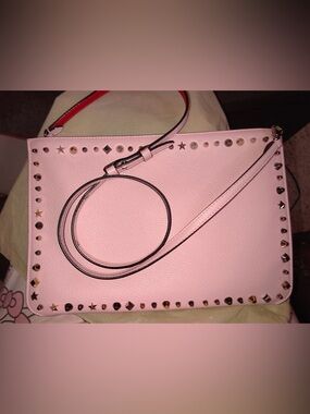 Christian Louboutin Calfskin Empire Trashmix Spike Loubiclutch Clutch/Crossbody